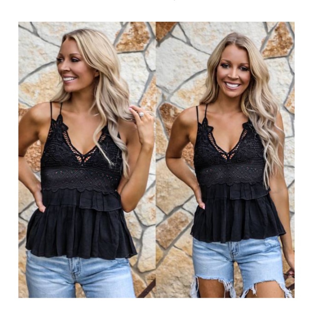 Crochet Lace Top NWT